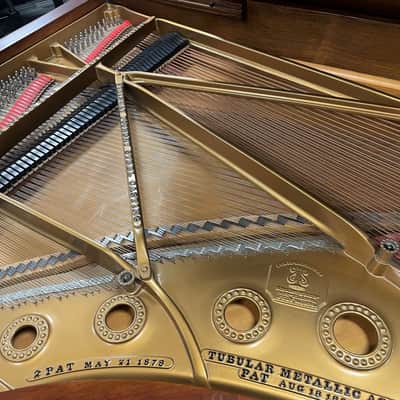Steinway Model B 6'11" Grand Piano 1888 (Restored) - Satin Brazilian Rosewood image 16