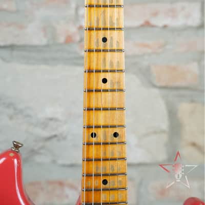 FENDER CUSTOM SHOP Stratocaster 1956 Reissue Relic - 2013 - Fiesta Red image 8