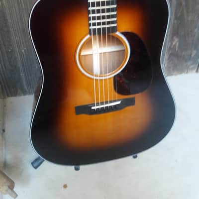 Martin D-18 2015 Music Villa Hot Rod short scale 1935 Dark Sunburst image 2