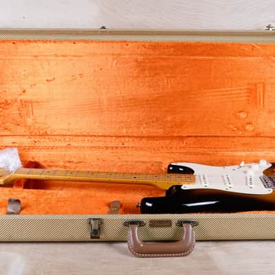 Fender American Vintage '57 Stratocaster Yamano Music 2005 Sunburst w/ OHSC, Tags image 2