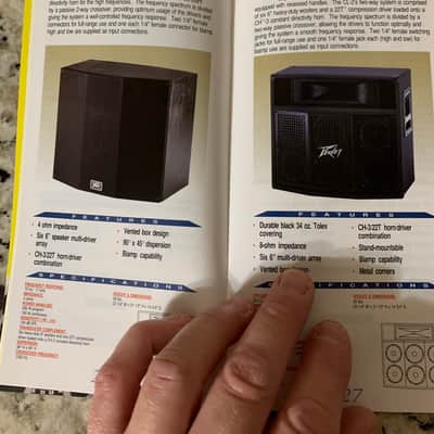 Peavey Sound Reinforcement Catalog 1992 image 14