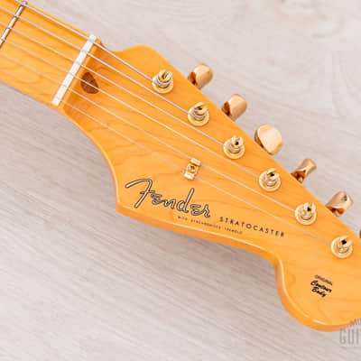 2007 Fender American Vintage 1957 Commemorative Mary Kaye Stratocaster Blonde w/ Case, Hangtags image 4