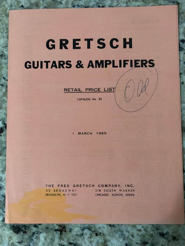Gretsch Price List