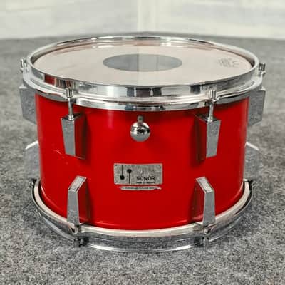 Used Vintage Sonor 4pc Champion Drum Set Red - Fair image 9