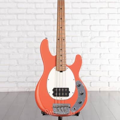 Sterling By Music Man StingRay RAYSS4 Electric Bass Guitar - Fiesta Red (RaySS4FRd1) image 6
