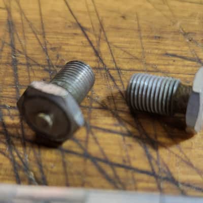 Vintage Rare 1965 Hagstrom Electric Guitar Bridge with Bridge Posts Luthier Parts image 6