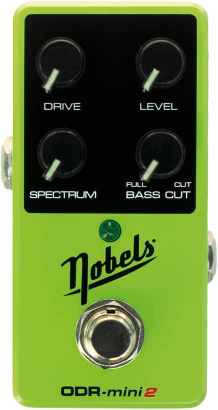 Nobels ODR-mini 2 Natural Overdrive Pedal with Bass Cut - Green
