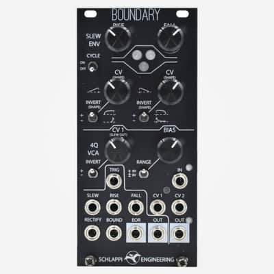 Schlappi Engineering BOUNDARY (Black) Eurorack Slope Generator and Bipolar VCA Module image 1