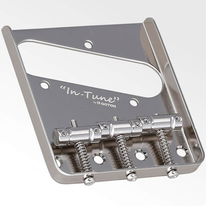 NEW Gotoh Ti-TC1 TITANIUM Saddles BRIDGE for Fender Tele Telecaster - NICKEL image 1