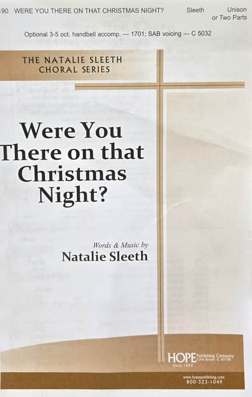 Were You There On That Christmas Night? - SAB/Piano Sheet Music image 1