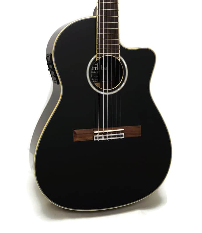 Cordoba Fusion 14 Jet Nylon String Classical Acoustic-Electric Guitar image 1