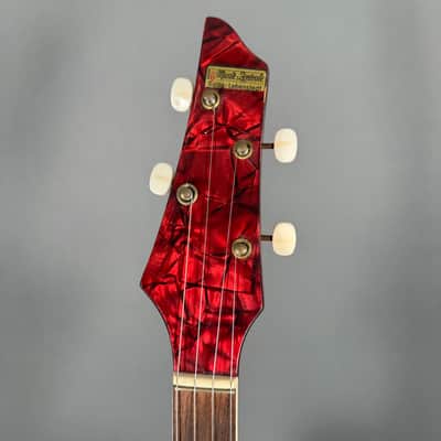 Framus Peter Kraus 5/140 Solist 1959 signed Autogram goldsparkleburst 4 string image 4