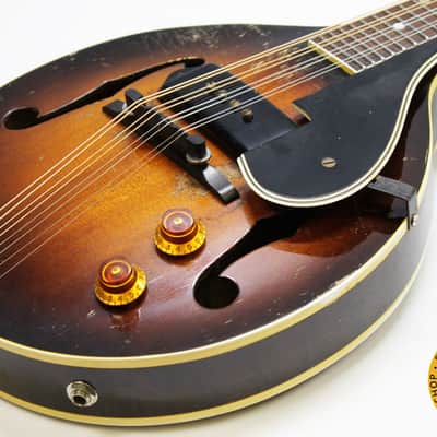 Gibson EM-150 Mandolin Late 40s to Early 50s - Sunburst **Upgrades & original P90 Pickup!!** image 3