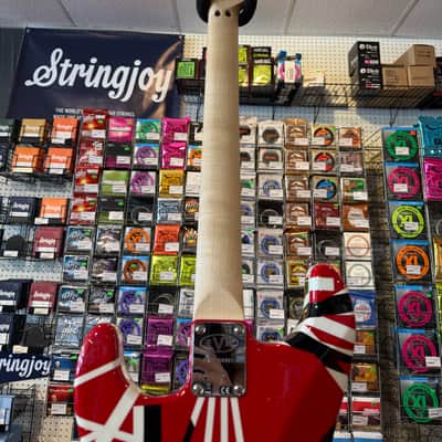 EVH Striped Series Electric Guitar 2013 - Present - Red/Black/White image 7