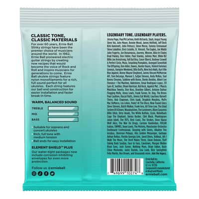 Ernie Ball 2326 Nylon Ukulele Strings Black image 2