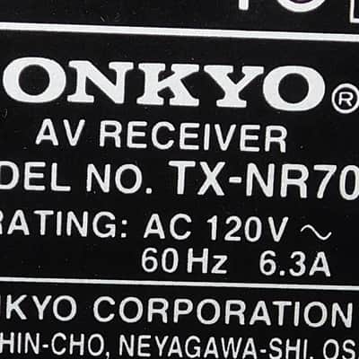 Onkyo TX-NR708 surround receiver with phono input and remote image 6