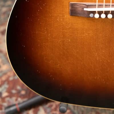 Gibson Custom Shop 1942 Banner J-45 Murphy Lab Light Aged Acoustic Guitar - Vintage Sunburst with Hardshell Case image 11