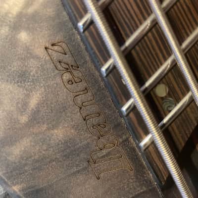 Ibanez EHB 150 5 String Multi Scale - Black Ice Flat image 5