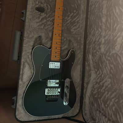 Fender American Ultra Luxe Telecaster Floyd Rose HH 2021 - 2024 - Mystic Black image 1