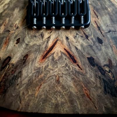 Mayones Duvell Elite 6 2026 Buckeye Burl Master Grade Top Black Limba Body Wenge Neck Ebony Fretboard 16" image 10