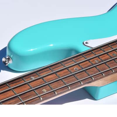 Ankh Instruments 35" scale,Left Hand, Jazz Bass, Bahama Green 2020 Bahama Green image 7