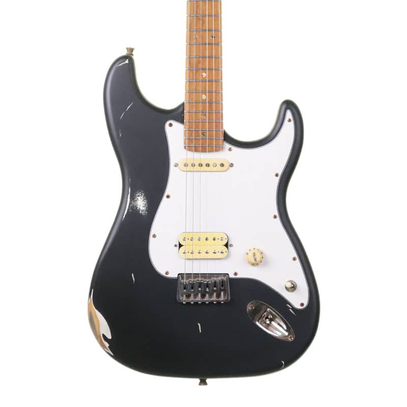 Jet JS-800 Electric Guitar, Black (Relic) image 1