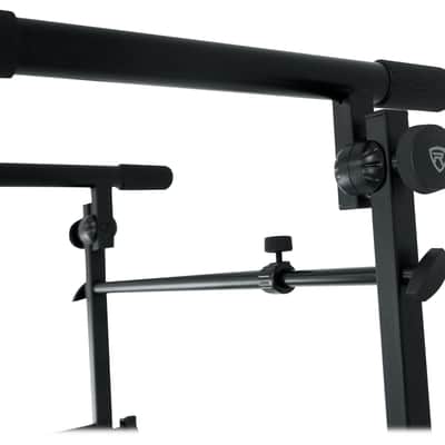 Rockville RKS42X 2-Tier X-Stand Keyboard or DJ Stand with Shelf to Turn Into Table image 21