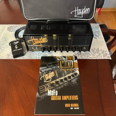 Immagine Hayden Mini MOFO - 15W Tube Amplifier Head - Black Spatter - 3