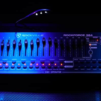 (2) Chauvet DJ Shocker Panel FX Blinder/Eye Candy Effect Lights+DMX Controller image 3