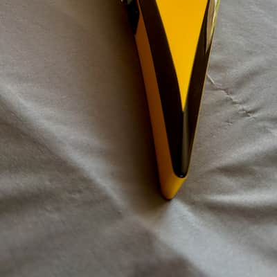 Kiesel Ultra V7 7-String Special Edition #001 McLaren Yellow – Factory Documented - Modern Flying V style image 12