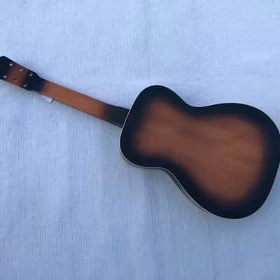 Sunburst Custom Dobro Resonator Guitar, Maple Neck, Rosewood Fingerboard image 2