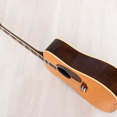 1968 Gibson SJN Southern Jumbo Natural Vintage Dreadnought Acoustic Guitar Long Scale 25 1/2" w/ Case image 13