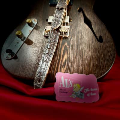 Blue Bell Straps Johnson COCODRILE Strap Exotic Leather One of a Kind Exclusive Al’s Music Factory Collection 2026 - Chocolate Latte image 11