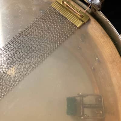 Slingerland - 1930s, 6.5x14" Gene Krupa No. 111, Radio King Snare Drum. White Marine Pearl image 16