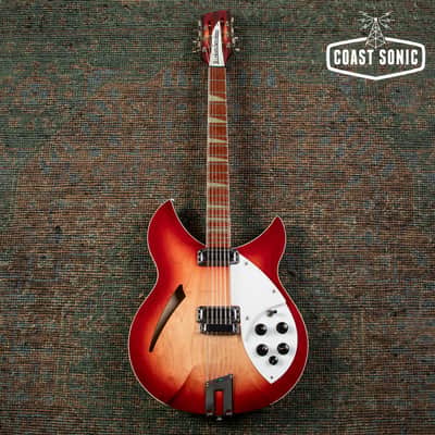 1996 Rickenbacker 360/12V64 12-String Reissue Fireglo w/ Toaster pickups & original Case image 2