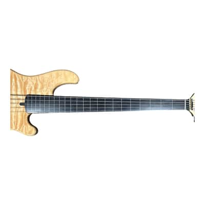 Lakland Skyline 55-02 Deluxe FRETLESS Natural / Lined Ebony *RARE!* IN STOCK image 8