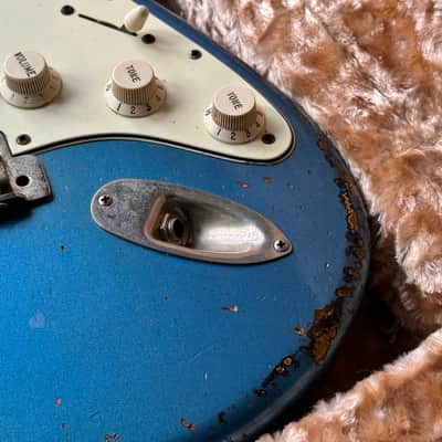 Haar S Model Relic Old Headstock Voodoo Pick-Ups Handmade Guitar with Haar Case image 8