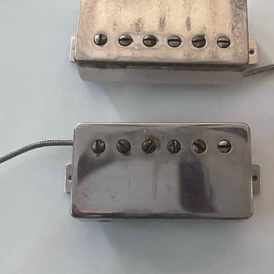 Tom Holmes H450 H455 Humbucker Pickup Set - Aged Nickel parts image 9