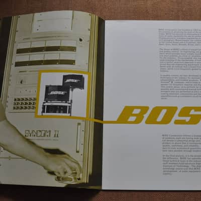 Bose vintage catalog booklet brochure. ca 1973 image 2