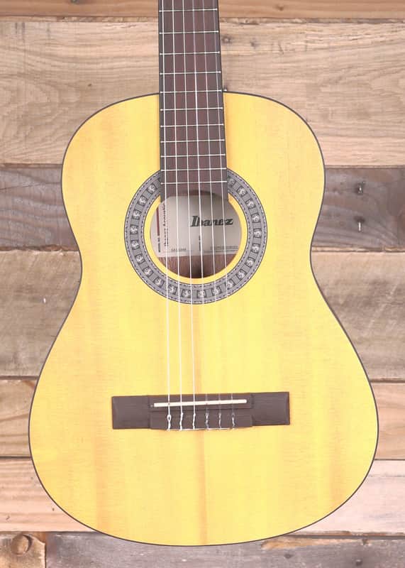 Ibanez GA1 1/2-Size Classical Acoustic Guitar Open Pore Amber image 1