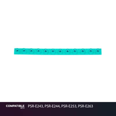 Yamaha 12-Key Rubber Contact Strip for PSR-E243, PSR-E244, PSR-E253, PSR-E263