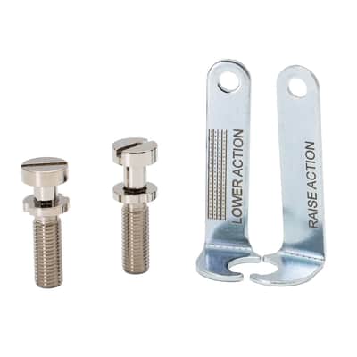 Music City Bridge Locking Studs, American Thread - Polished Nickel image 5