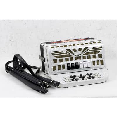 SofiaMari SM 3472 34 Piano 72 Bass Button Accordion Regular Red Pearl image 1