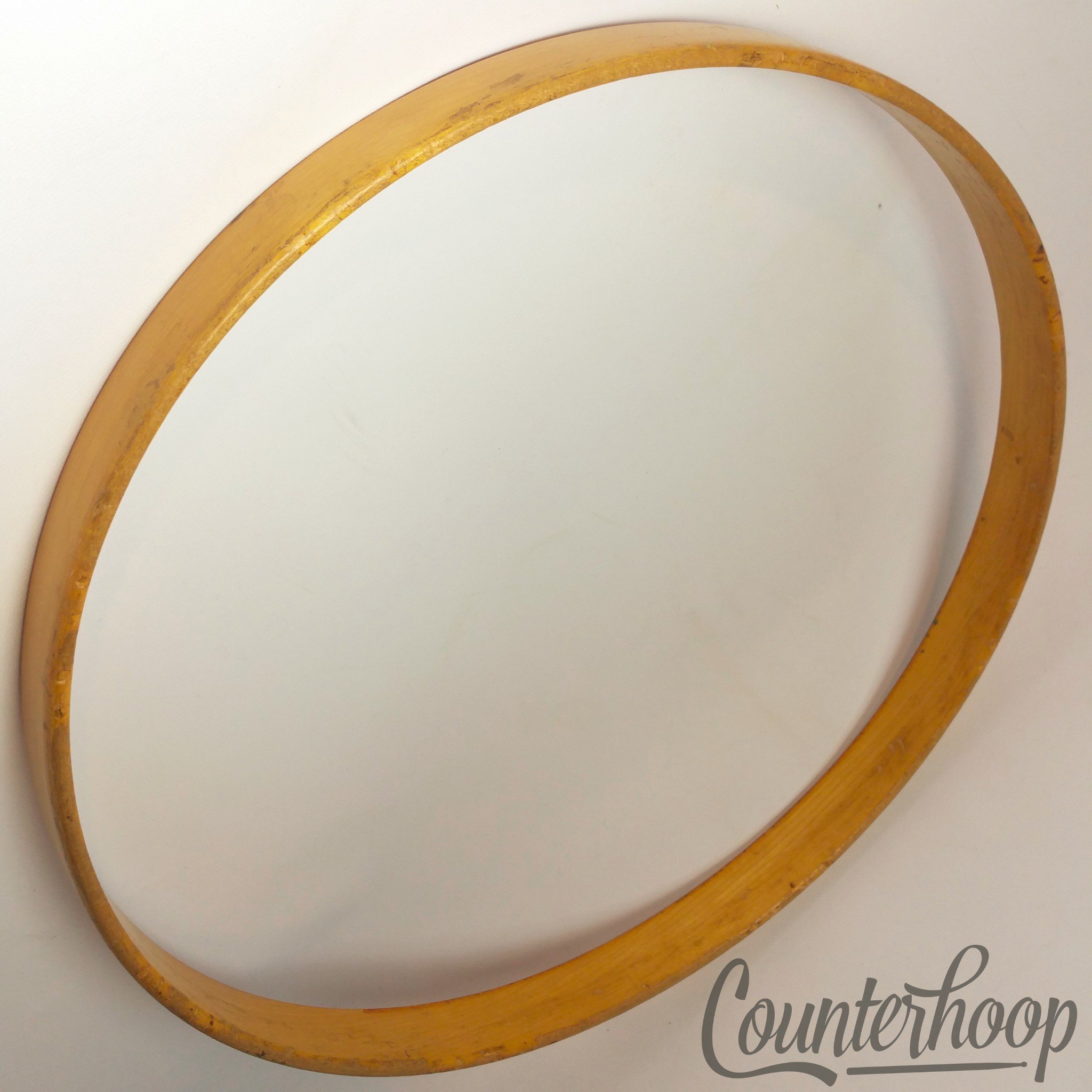 Leedy&Ludwig 14"1Ply Batter Natural Jasper Maple Wood Hoop/Rim Snare/Tom Drum50s — main photograph