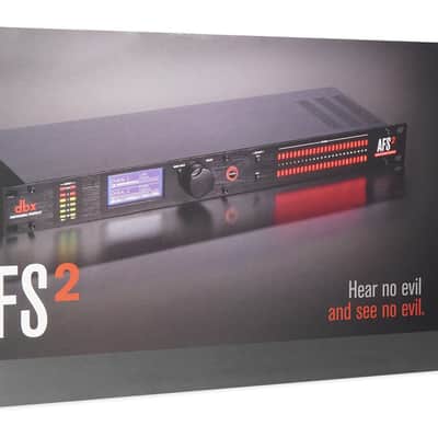 DBX AFS2 Dual Channel Advanced DSP Feedback Suppression Processor w/ LCD display image 5