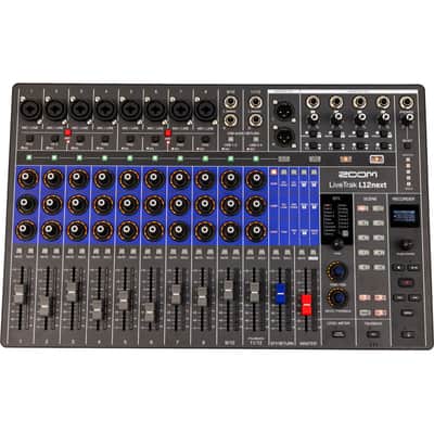 Zoom LiveTrak L-12 Digital Mixer / Recorder 2010s - Grey / Blue image 4