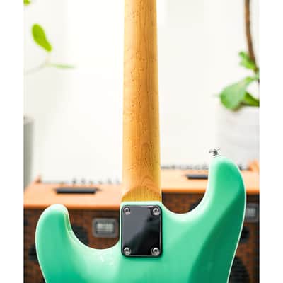 Suhr Classic S Paulownia Limited Edition - Trans Seafoam Green w/3A Roasted Birdseye Maple Neck image 6