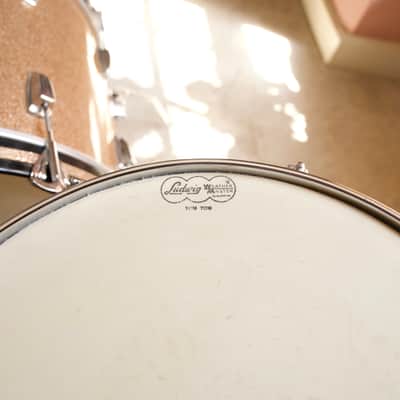 Ludwig 980 Super Classic 1966 - Champagne Sparkle with full factory checklist & original drum heads image 4