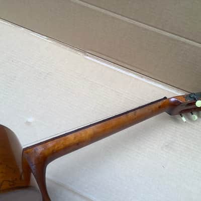 Unknown Vintage antique acoustic guitar solid wood image 23