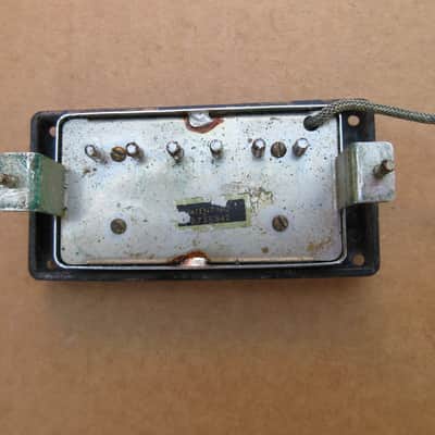 Vintage Gibson Patent Sticker T Top Humbucker Pickup With Original Cover & Ring image 7